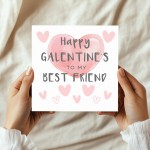 Happy Galentines To My Best Friend, Galentines Day Card, For Her