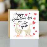 Galentines Day Card Silly Goose Galentines Card For Best Friend