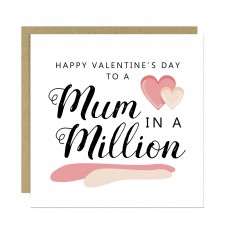 Valentines Card For Mum, Mum Valentines Card, Card For Her