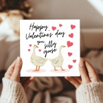 Valentine's Day Card For Him Silly Goose Valentines Day Card