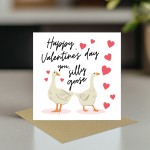 Valentine's Day Card For Him Silly Goose Valentines Day Card