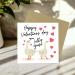 Valentine's Day Card For Him Silly Goose Valentines Day Card