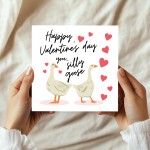 Valentine's Day Card For Him Silly Goose Valentines Day Card