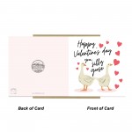 Valentine's Day Card For Him Silly Goose Valentines Day Card