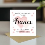 Valentines Card Fiance Almost Husband Valentines Card Fiancï¿½