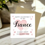 Valentines Card Fiance Almost Husband Valentines Card Fiancï¿½