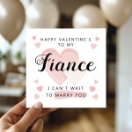 Valentines Card Fiance Almost Husband Valentines Card Fiancï¿½