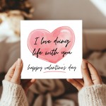 Valentines Card For Boyfriend Love Doing Life With You Card