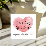 Valentines Card For Boyfriend Love Doing Life With You Card