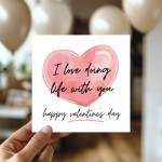 Valentines Card For Boyfriend Love Doing Life With You Card