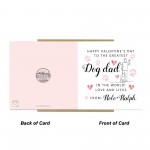 Dog Valentines Card Dog Valentine's Day Card, Personalised Vale