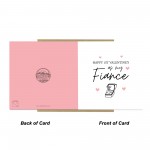1st Valentines As My Fiance Card Fiance Valentines Card
