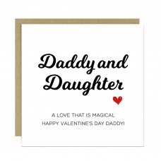 Valentines Card For Daddy Valentine Card Daddy Daughter Card
