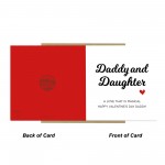 Valentines Card For Daddy Valentine Card Daddy Daughter Card
