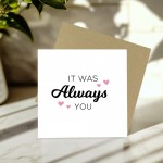 Valentines Day Card Always You Card Love You Card Valentine Card
