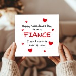 Fiance Valentines Card Valentine's Gifts For Him Fiance Card