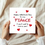Fiance Valentines Card Valentine's Gifts For Him Fiance Card