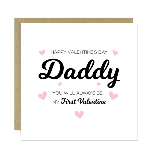 Daddy Valentine Card Daddys Valentine Card Daddy Valentine Gift