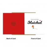Dating App Valentines Card For Him I'm So Glad We Matched Card