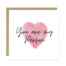 Husband Valentines Card, Card For Boyfriend, You're My Person