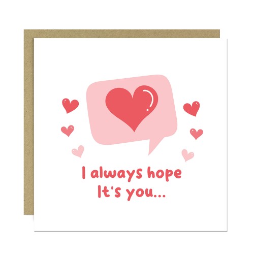 Valentines Card Boyfriend, Card For Him, Notification Card