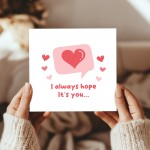 Valentines Card Boyfriend, Card For Him, Notification Card