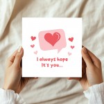 Valentines Card Boyfriend, Card For Him, Notification Card