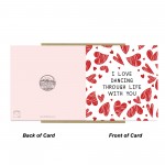 Valentines Day Card, I Love Dancing Through Life With You