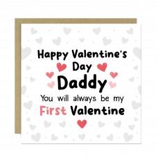 Daddy Valentines Card Daddys 1st Valentine Card
