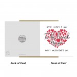 Valentines Card Special Card For Boyfriend Lucky Card Husband