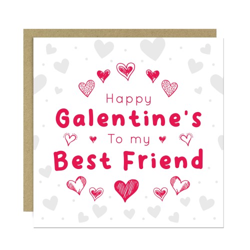 Happy Galentines Day Card Galentines Card For Best Friend Happy Galentines Day Card Galentines Card For Best Friend