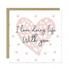 Valentines Day Card For Boyfriend Girlfriend Love Doing Life