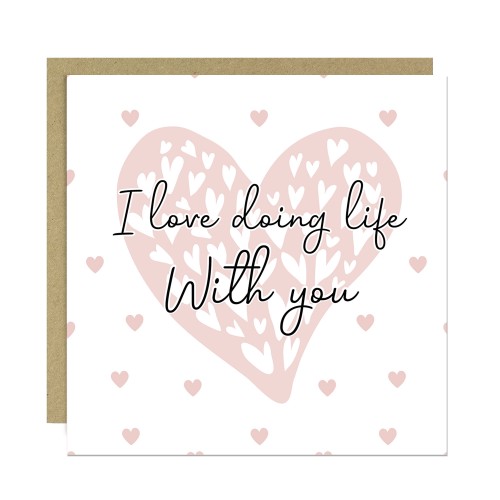 Valentines Day Card For Boyfriend Girlfriend Love Doing Life