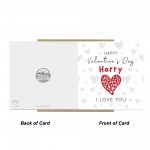 Personalised Happy Valentines Day Card Valentines Gift For Him