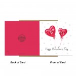 Personalised Valentines Card For Him Card For Her Initial Card