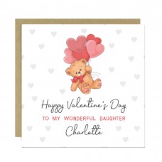Personalised Daughter Valentines Card Card For Daughter