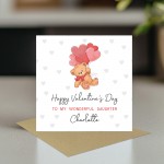 Personalised Daughter Valentines Card Card For Daughter