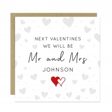 Personalised Valentines Day Cards Fiance Next Valentines Mr Mrs