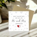 Personalised Valentines Day Cards Fiance Next Valentines Mr Mrs