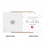 Personalised Valentines Day Cards Fiance Next Valentines Mr Mrs