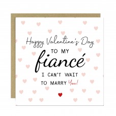 Valentines Card For Fiance, Valentine's Gifts For Him Her