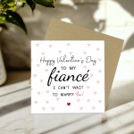 Valentines Card For Fiance, Valentine's Gifts For Him Her