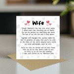 Valentines Cards For Wife Valentines Day Card For Her Wife Poem