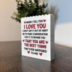 I Love You Building Block Gift Valentines Day Anniversary
