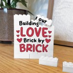 Building Block Gifts for Him Her Anniversary Love Gifts