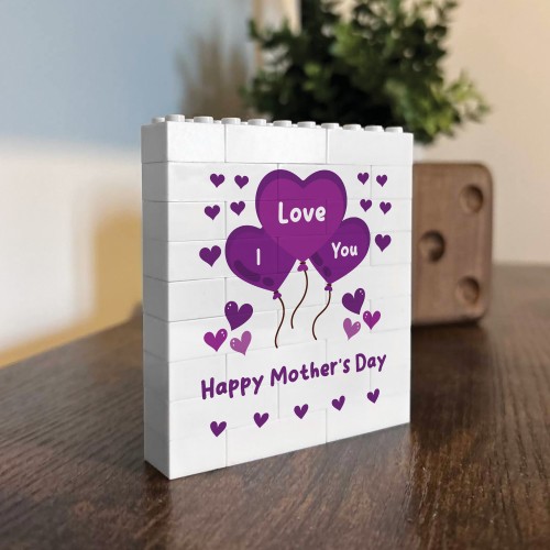 Mothers Day Gift For Mum Gift From Daughter Son Building Block