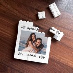 Personalised Couple Gift Photo Bricks Photo Plaque Anniversary