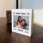 Personalised Couple Gift Photo Bricks Photo Plaque Anniversary