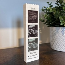 Personalised Dad Gift From Bump Brick Photo Block Puzzle Gift