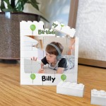 Personalised Photo Bricks Photo Plaque 18th 21st 30th Birthday